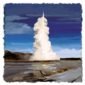 Málverk Geysir-veggmynd 30X30