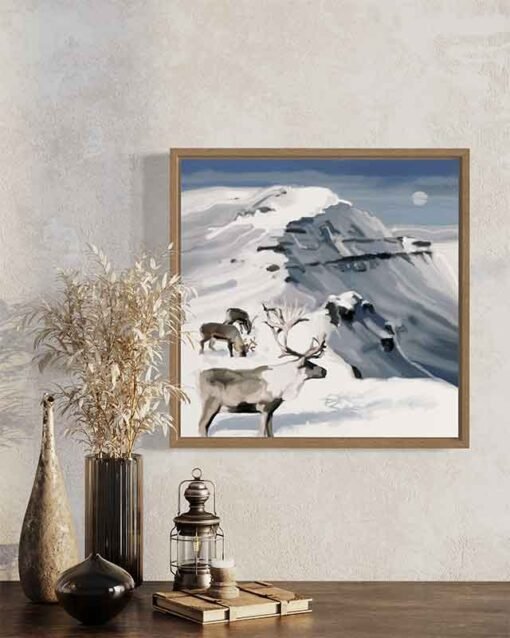 Rudolph Art print on canvas - Image 2