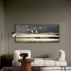 Alternative view of Oddaflug veggmynd á striga